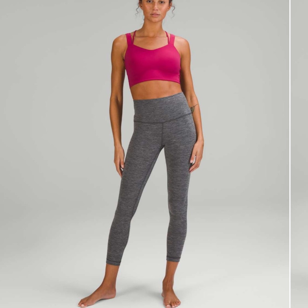 NWT Lululemon Align 25” Leggings Size 6 Heathered Graphite Grey